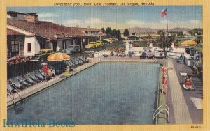 Postcard Swimming Pool Hotel Last Frontier Las Vegas Nevada NV