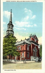 Vtg Philadelphia Pennsylvania PA Christ Church Second Street 1920s Postcard