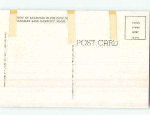 Pre-1980 LAKE SCENE Rangeley Maine ME hp6352