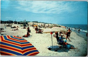 Commissioned Officers Mess Beach Club, Virginia Beach VA Vintage Postcard M34