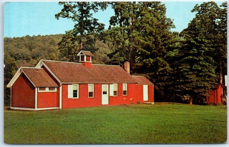 Postcard - Little Red Schoolhouse - Gaylordsville, Connecticut