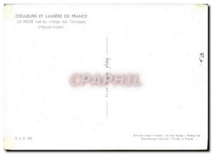 Postcard Modern Meije view Terraces Village