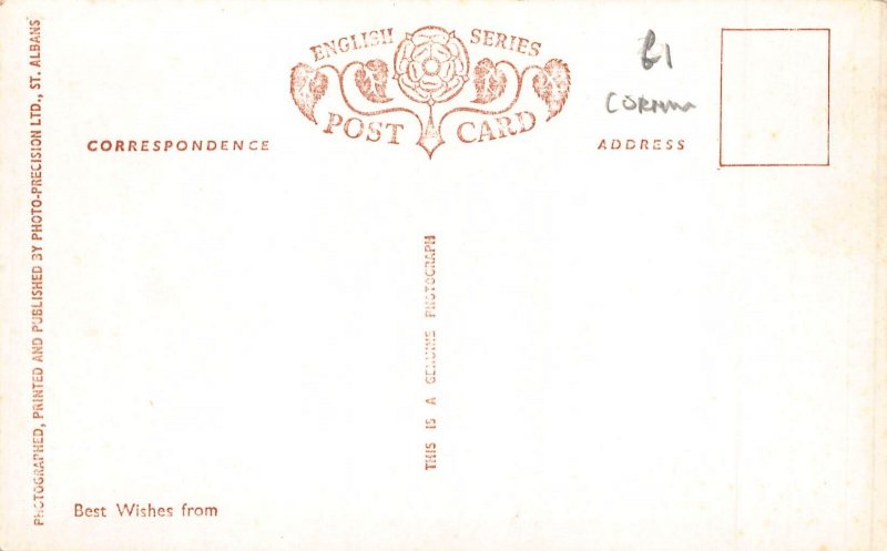 A904 England Looe The Beach RPPC vintage postcard