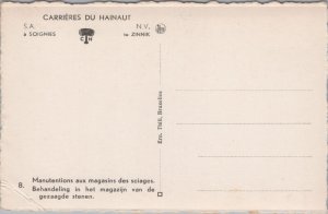 Belgium Soignies Carrieres Du Hainaut Zinnik Vintage Postcard 09.10