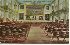 Boston, Mass., Interior Of Faneuil Hall Looking Toward Stage