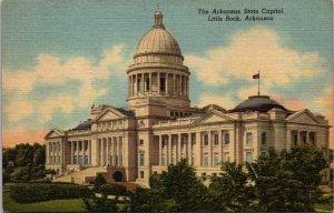 The Arkansas State Capitol Little Rock Arkansas Postcard PC169