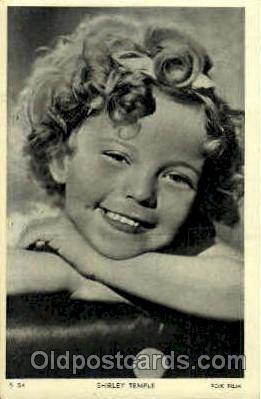 Shirley Temple Actor / Actress Postcard Post Card Old Vintage Antique Actor A...