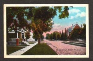 ON Worsley Street BARRIE ONTARIO CANADA Postcard PC