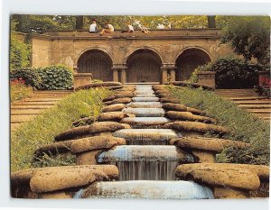 Postcard Wasserkunstanlage Paradies in Baden-Baden, Germany