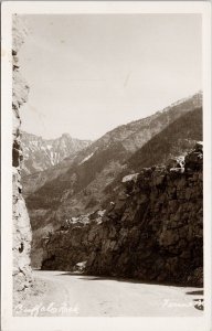 Buffalo Rock Fernie BC British Columbia Road Unused RPPC Postcard H50