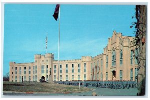 c1960's Cadet's June Final Dress Parade Military Institute Lexington VA Postcard