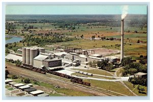 c1950's Plant of the Canada Cement Company Port Colborne Canada Postcard 