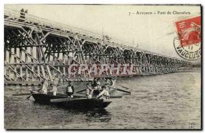 Old Postcard Army Easels Avignon Bridge