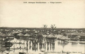 CPA AK Sénégal Afrique Fortier 309. Village Lacustre (67610)