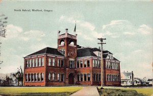 J81/ Medford Oregon Postcard c1910 South School Building 47