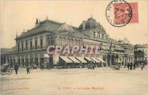 Old Postcard Nice Casino Municipal