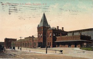 Rochester NY, NYCRR Station, Depot, RR, Train Station, 1910, Railroad Interest