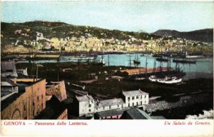 CPA AK GENOVA Panorama dalla Lanterna ITALY (508951)