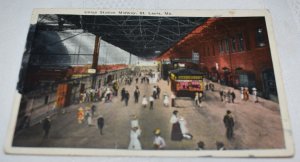 Union Station Midway St. Louis Missouri Postcard Railroad