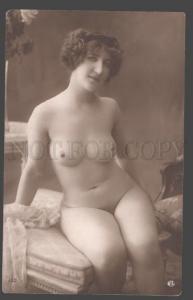 3101269 NUDE Woman BELLE w/ Bouquet Vintage PHOTO GA #139