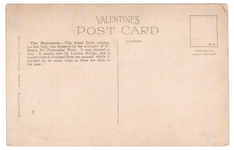 The Monument, London, England