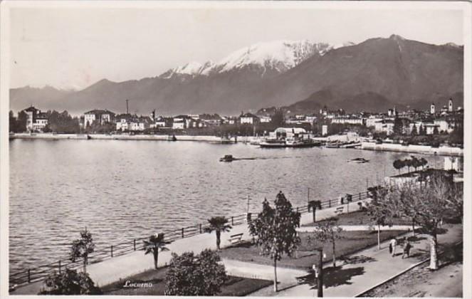 Switzerland Locarno Panorama 1935 Photo