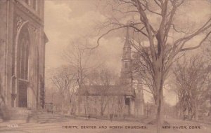 Connecticut New Haven Trinity Center And North Churches