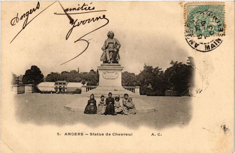 CPA ANGERS - Statue de Chevreul (638108)