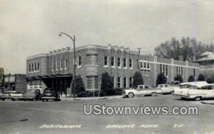 Real Photo - Auditorium in Oakland, Nebraska