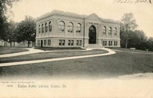 PA - Easton. Easton Public Library  (Rotograph)