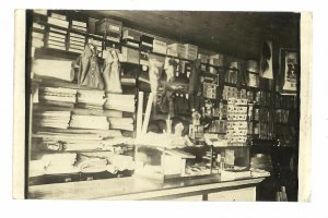 Depew IOWA RP c1910 INTERIOR GENERAL STORE nr Emmetsburg Estherville GHOST TOWN?