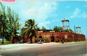 East Martello Tower Museum Civil War Fort Key West FL Chrome Cancel WOB Postcard 
