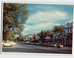 Postcard Norman Rockwell's town, Stockbridge, Massachusetts