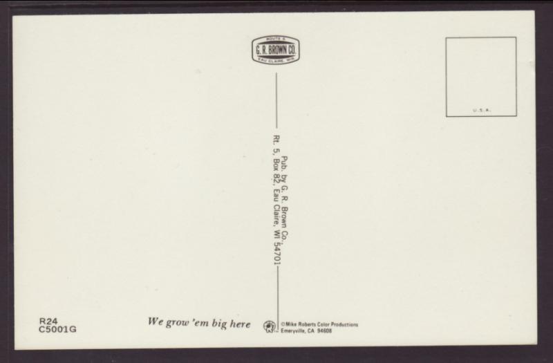 Exaggerated Apple on Truck