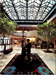 Anchorage, AK Alaska  SHERATON HOTEL  Lobby~Skylight  4X6 Advertising Postcard