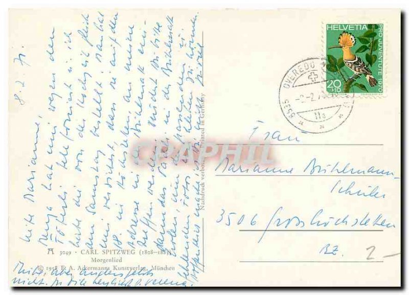 Modern Postcard Carl Spitzweg Morgenlied