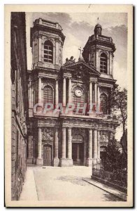 Old Postcard Langres Cathedral