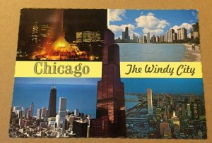 POSTCARD UNUSED - THE WINDY CITY, CHICAGO, ILL.