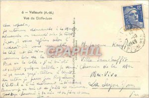 Modern Postcard A M Vallauris Golfe Juan to