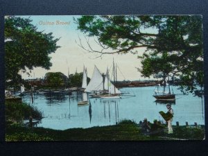 Norfolk OULTON BROAD c1908 Postcard by Valentine