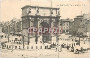 'Old Postcard Marseille Porte d''Aix'