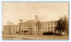 c1910's General Hospital Tacoma Washington WA RPPC Photo Posted Antique Postcard