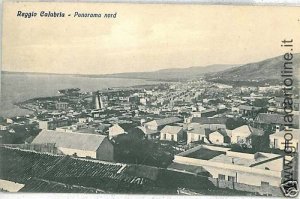 03003 vintage postcard: REGGIO CALABRIA - PANORAMA 1916-