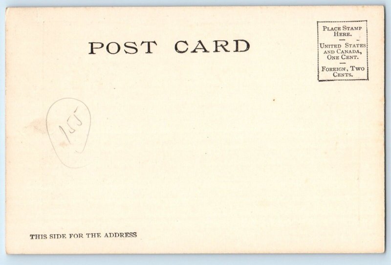 c1905 Romance Sweet Couple Another Monopoly Kissing Hand Signed Artist Postcard