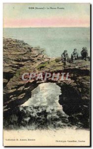 Old Postcard Zion La Roche Percee Children