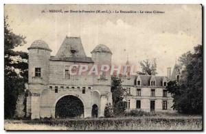 Old Postcard Meigne by Done Fountain Bretaudière The Old Chateau