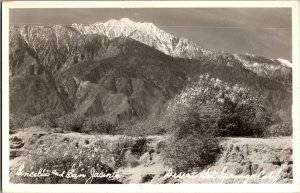 RPPC, San Jacinto Mountains, Desert Hot Springs CA c1949 Vintage Postcard M56