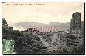 Old Postcard La Sainte Baume arriving from St Zacharie