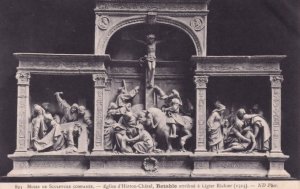 Hatton Chatel Eglise Ligier Richier Mural Sculpture Old French Postcard