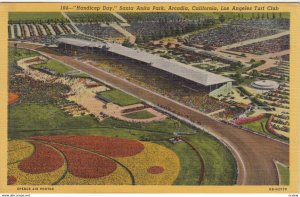 Horse Race Track , Santa Anita , ARCADIA , California , 1930-40s ; Handicap Day